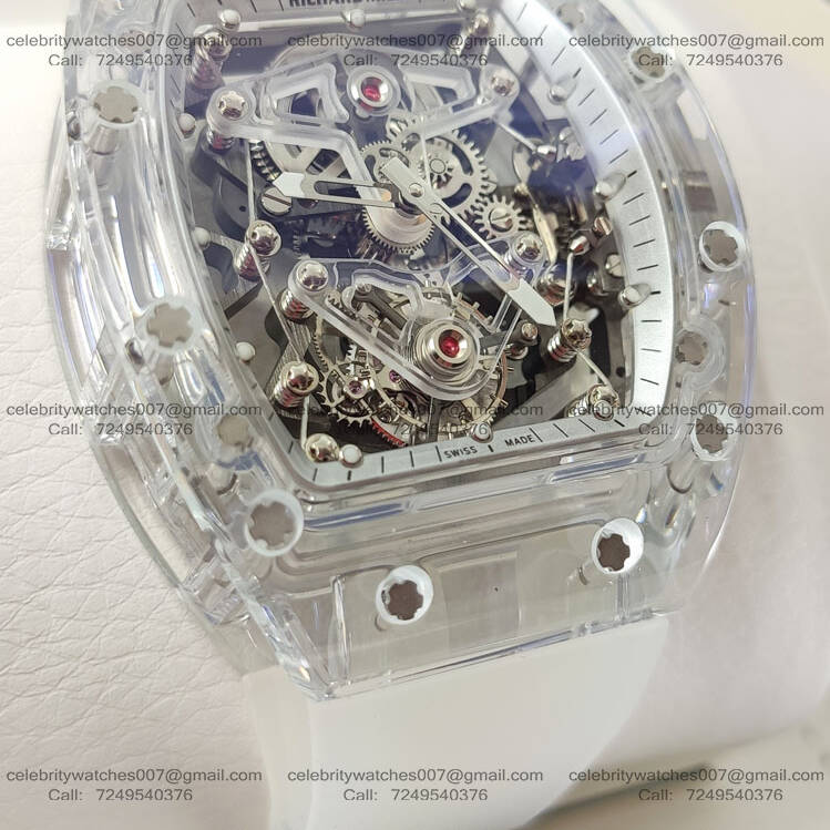 Richard Mille Rm Tourbillon Sapphire Super Clone Replica Watch