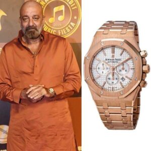 Audemars Piguet Royal Oak Chronograph White Dial Rose Gold First Copy Watch - Audemars Piguet Box with Documents