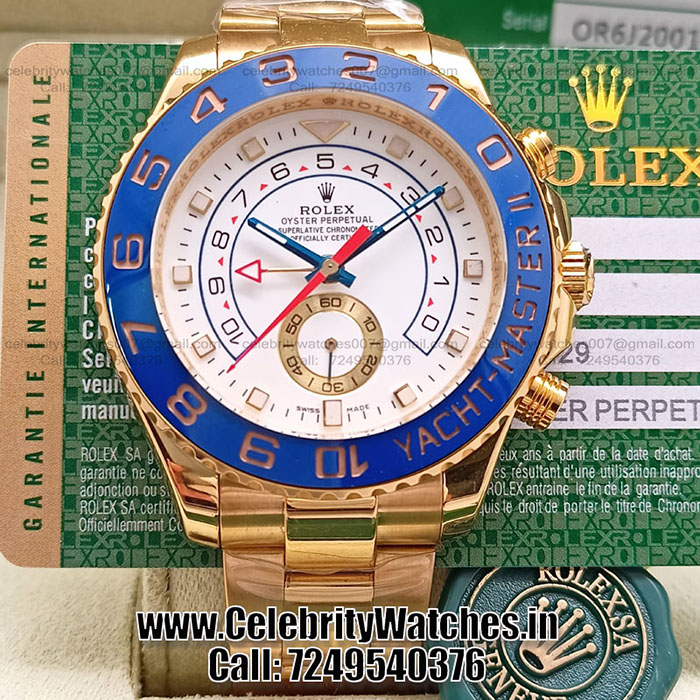 rolex yacht master gold watch