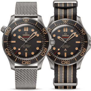 Omega Seamaster James Bond 007 'No Time To Die' Chain + Nato Strap Combo | Swiss ETA Movement Watch